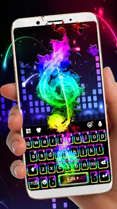 Colorful Music Night Theme screenshot 1