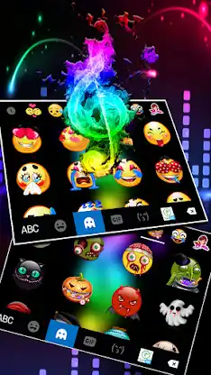 Colorful Music Night Theme screenshot 3