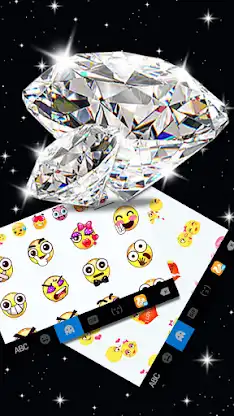 Diamond Live 3D Keyboard Backg screenshot 4