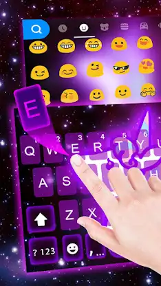 Galaxy Unicorn Keyboard Theme screenshot 4