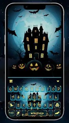 Halloween Ghost Keyboard Theme screenshot 1
