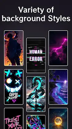 Neon Red Heartbeat Theme screenshot 3