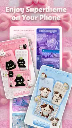 Pink Aura Love Theme screenshot 3