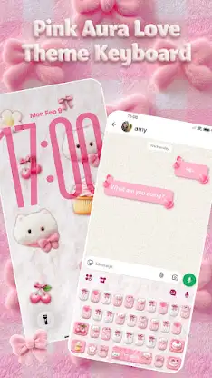 Pink Aura Love Theme screenshot 1
