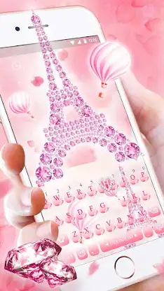 Pink Diamond Paris Themes screenshot 4