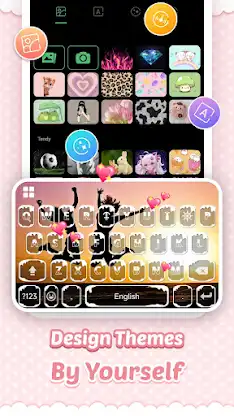 Pink Cute Hippo Theme screenshot 4