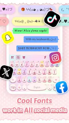 Pink Cute Hippo Theme screenshot 5
