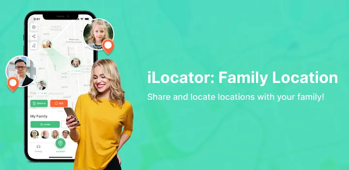 iLocator : Family Location — Android app banner