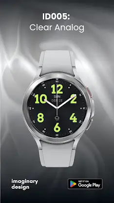 ID005: Clear Analog Face screenshot 3