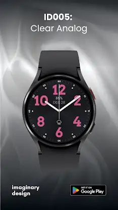 ID005: Clear Analog Face screenshot 4