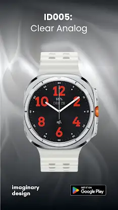 ID005: Clear Analog Face screenshot 2