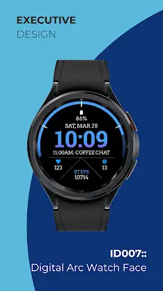 ID007: Digital Arc Watch Face screenshot 7