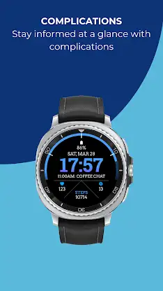 ID007: Digital Arc Watch Face screenshot 4