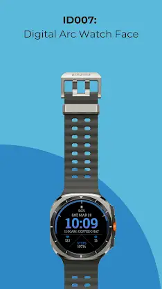ID007: Digital Arc Watch Face screenshot 6