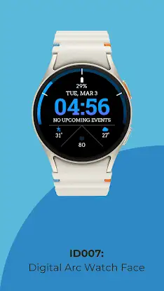 ID007: Digital Arc Watch Face screenshot 5