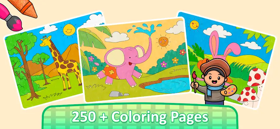 kids Color Book: color & paint screenshot 4