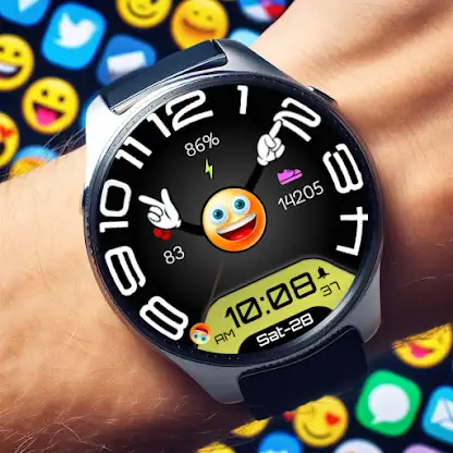Emoji Clock Face screenshot 1