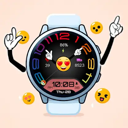 Emoji Clock Face screenshot 4