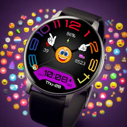 Emoji Clock Face screenshot 5