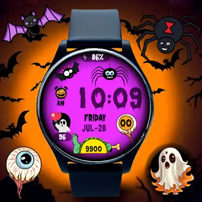 Halloween Pumpkin Bat & Ghosts screenshot 2
