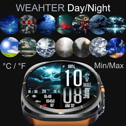 Weather Day & Night Big BOLD screenshot 3