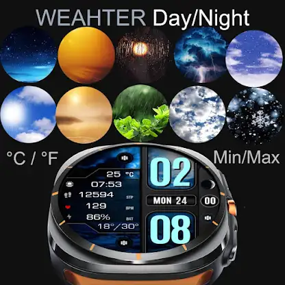 Weather Day & Night Digital 03 screenshot 4