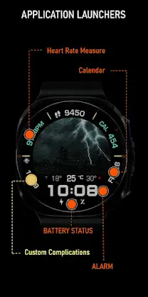 Animated Digital Watch Face screenshot 8
