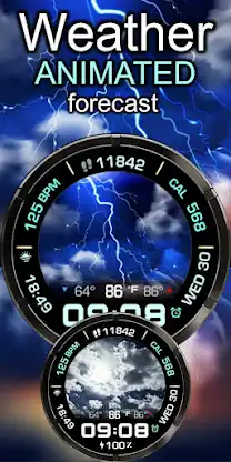 Animated Digital Watch Face screenshot 1