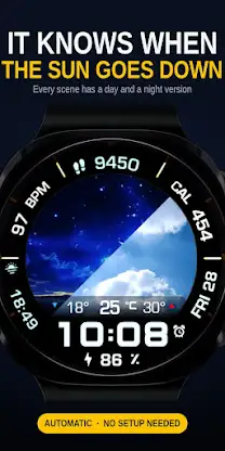 Animated Digital Watch Face screenshot 3