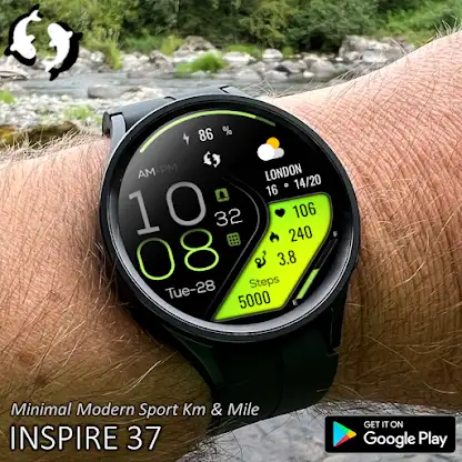Minimal Modern Sport Km & Mile screenshot 3