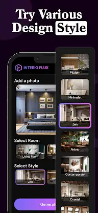 InterioFlux - AI Home Design screenshot 2