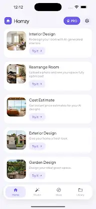 Homzy: AI Home Design screenshot 1