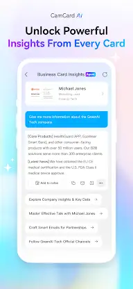 CamCard AI Scanner, Transcribe screenshot 2