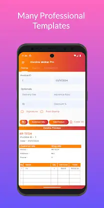 Invoice Maker- Bill & Estimate screenshot 1