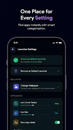 Launcher OS 26: Glass Theme screenshot 5