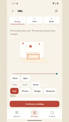 Foldvero: Pop-up Card Maker screenshot 1
