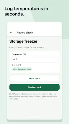 HACCPulse: Food Safety Log screenshot 2