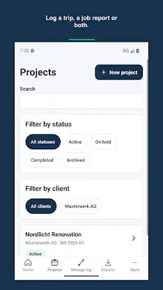 SoloRapport: Work & Mileage screenshot 2