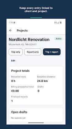 SoloRapport: Work & Mileage screenshot 3
