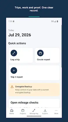 SoloRapport: Work & Mileage screenshot 1