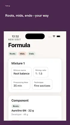TintLog: Hair Color Formulas screenshot 3