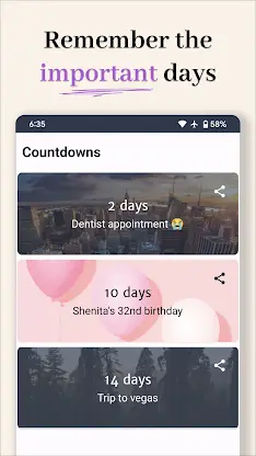Countdown - Days Until screenshot 1