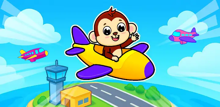 Timpy Airplane Games for Kids — Android game banner