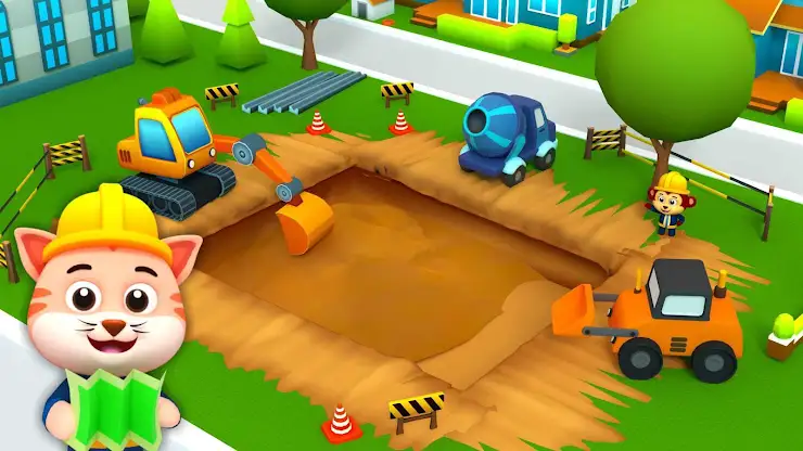 Build a House Bulldozer Games screenshot 2
