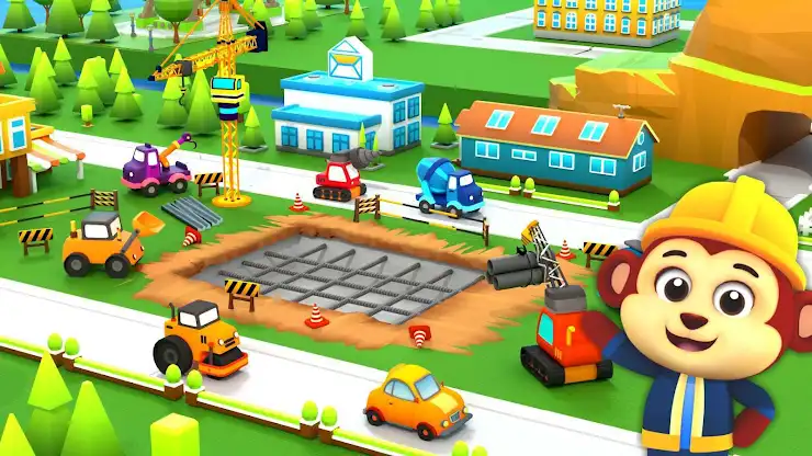 Build a House Bulldozer Games screenshot 1