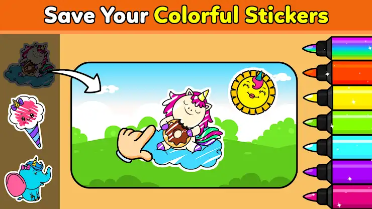 Unicorn Coloring Game For Kids screenshot 7