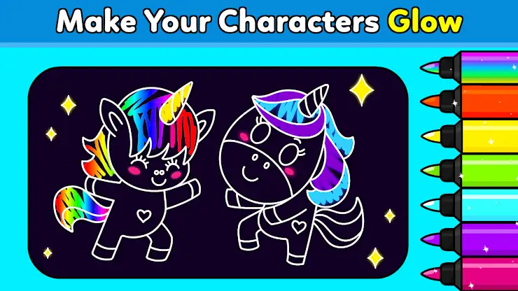 Unicorn Coloring Game For Kids screenshot 5