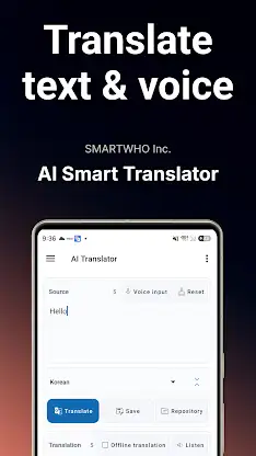 AI Translator: Voice & Camera screenshot 1