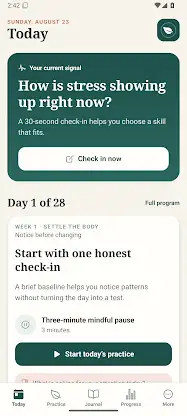 Mindware Stress Coach screenshot 1