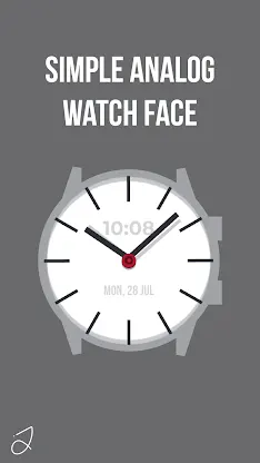 Simple Analog Watch Face screenshot 1